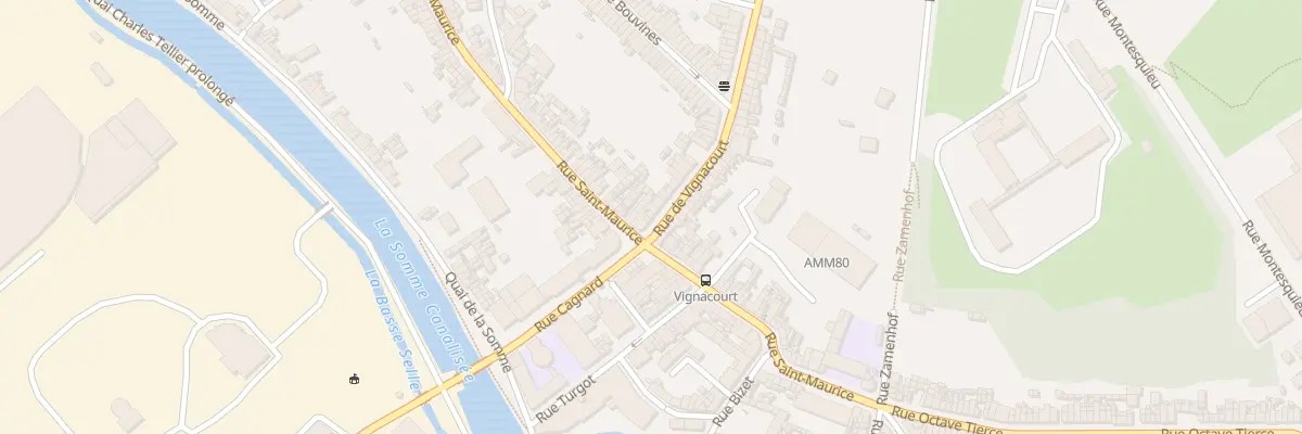 Plan du 3 Rue de Vignacourt à Amiens