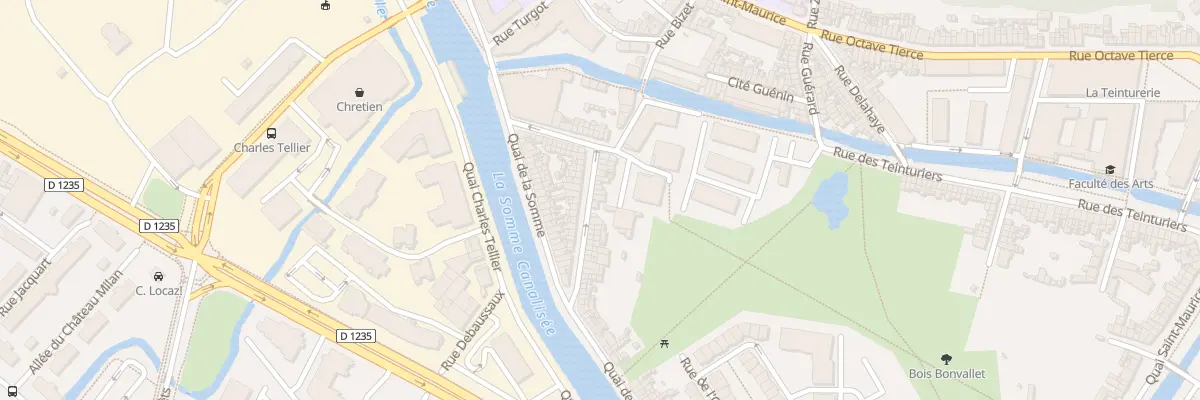 Plan du 42 Rue Bonvallet à Amiens