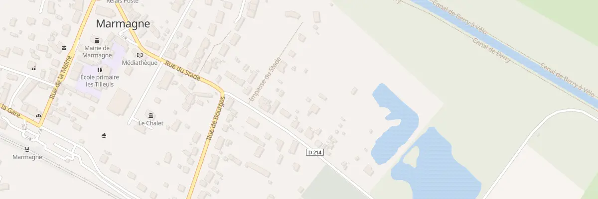 Plan du 47B Rue du Stade à Marmagne