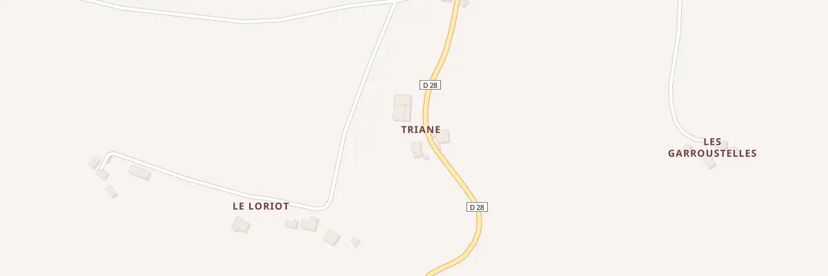Plan du 5159 Triane à Saint-Constant-Fournoulès