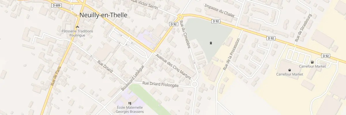 Plan du 29 Av des Cinq Martyrs à Neuilly-en-Thelle