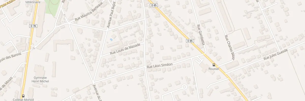 Plan du 17A Rue Voltaire à Beaumont-sur-Oise