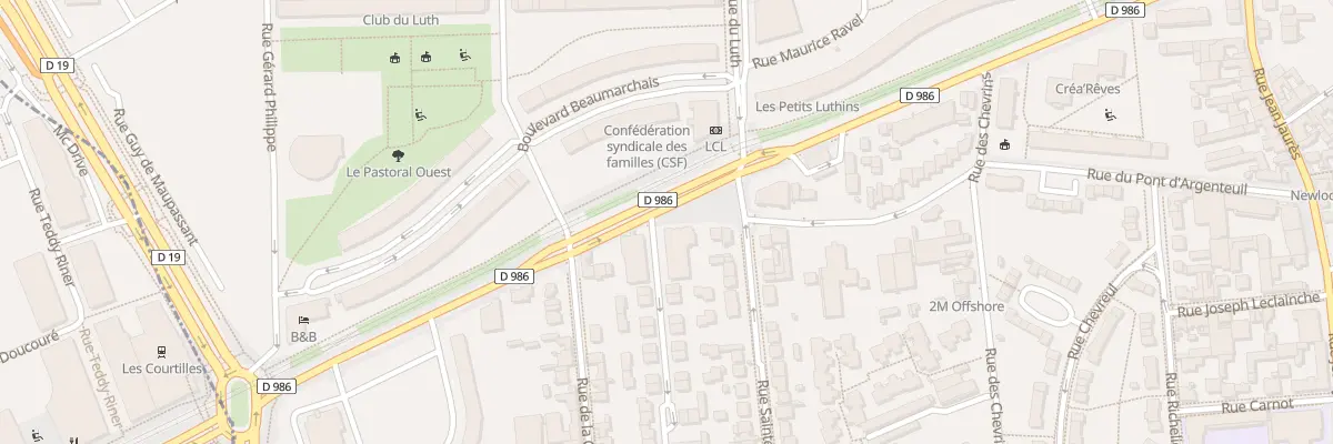 Plan du 66 Rue Georges Quiqueré à Gennevilliers