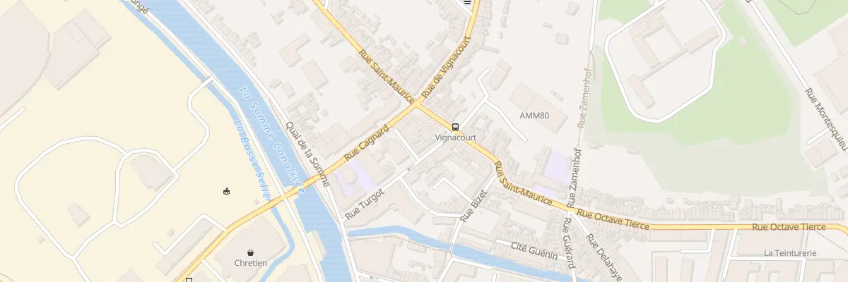Plan du 4 Rue Turgot à Amiens