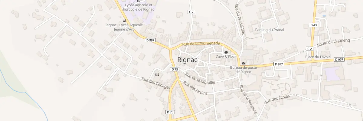 Plan du 5042 Rignac à Rignac