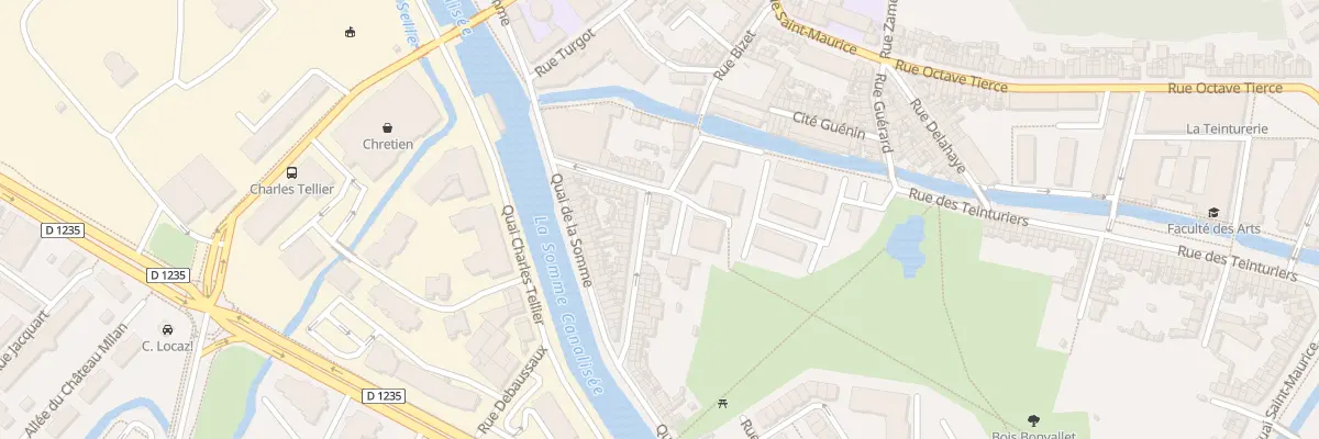 Plan du 52 Rue Bonvallet à Amiens