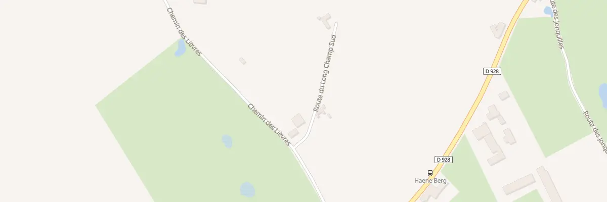 Plan du 1 Che des Lievres à Lederzeele