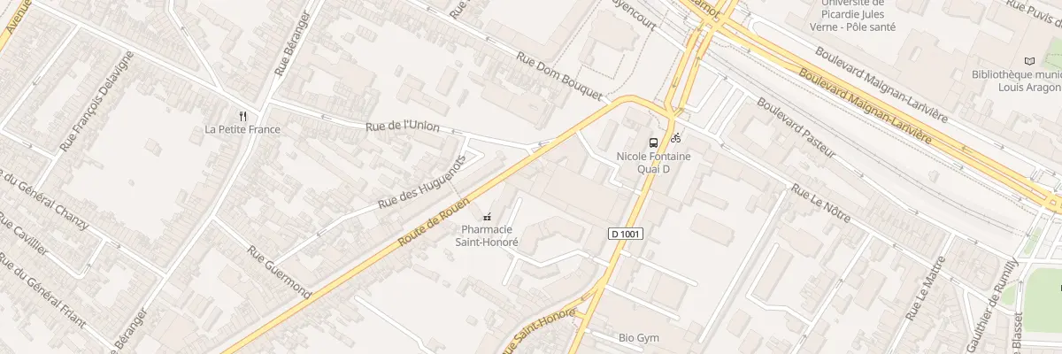 Plan du 19 Rue de Rouen à Amiens
