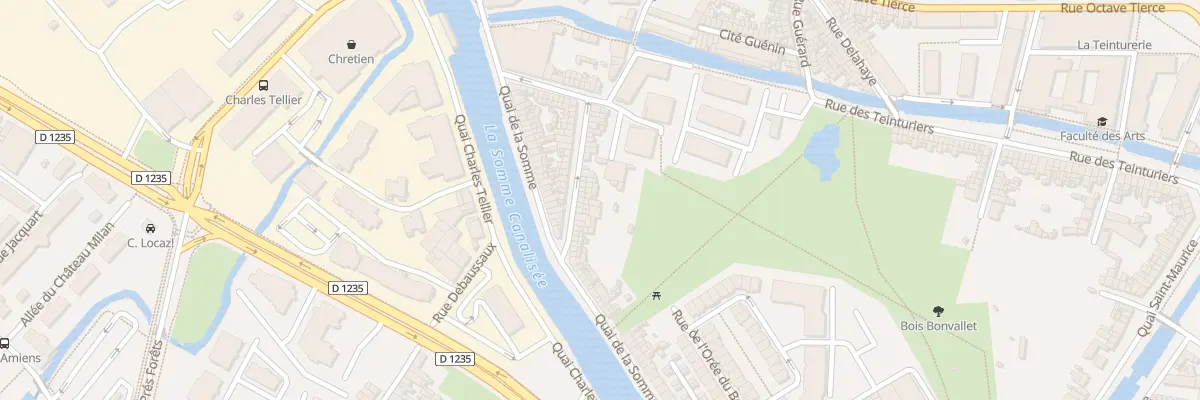 Plan du 24 Rue Bonvallet à Amiens
