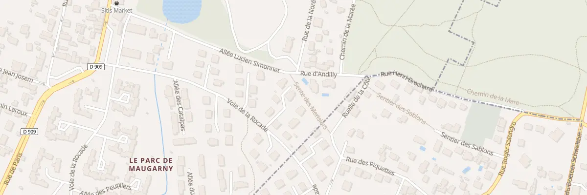 Plan du 146 Pl des Merisiers à Montlignon