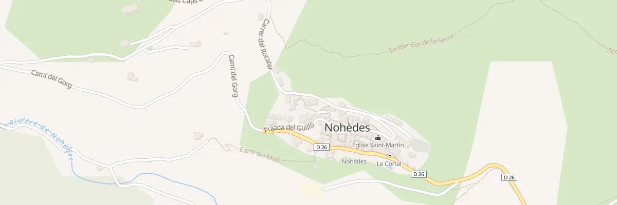 Plan du 21 Le Village à Nohèdes