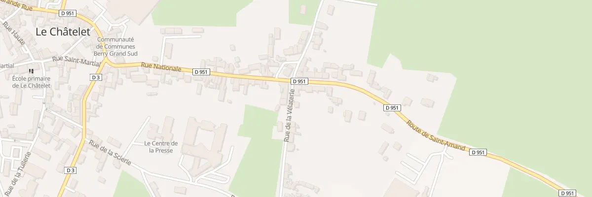 Plan du 2 Rte de Saint-amand au Châtelet