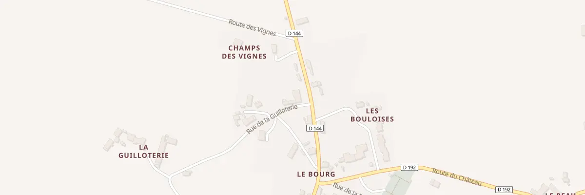Plan du 407 Rte du Marquis de Gasquet à Ineuil