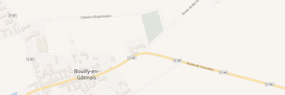 Plan du 1 Rte de Bel Air à Bouilly-en-Gâtinais