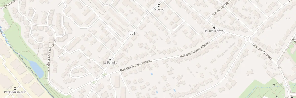 Plan du 36 Rue des Hautes Bievres à Antony