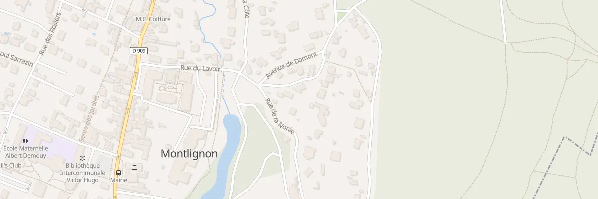 Plan du 2 Che du Clos Bourdon à Montlignon