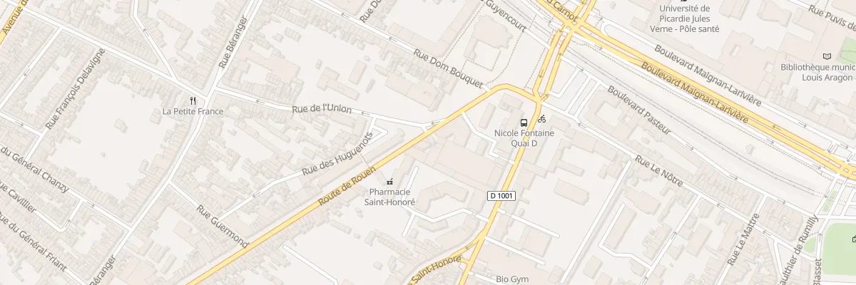 Plan du 17 Rue de Rouen à Amiens