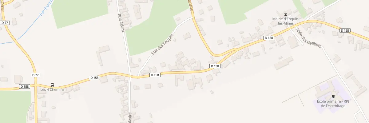 Plan du 26 Rue des Ecoles à Enquin-lez-Guinegatte