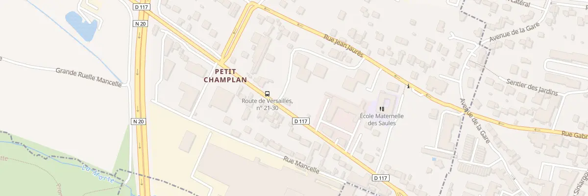 Plan du 26 Rte de Versailles à Champlan