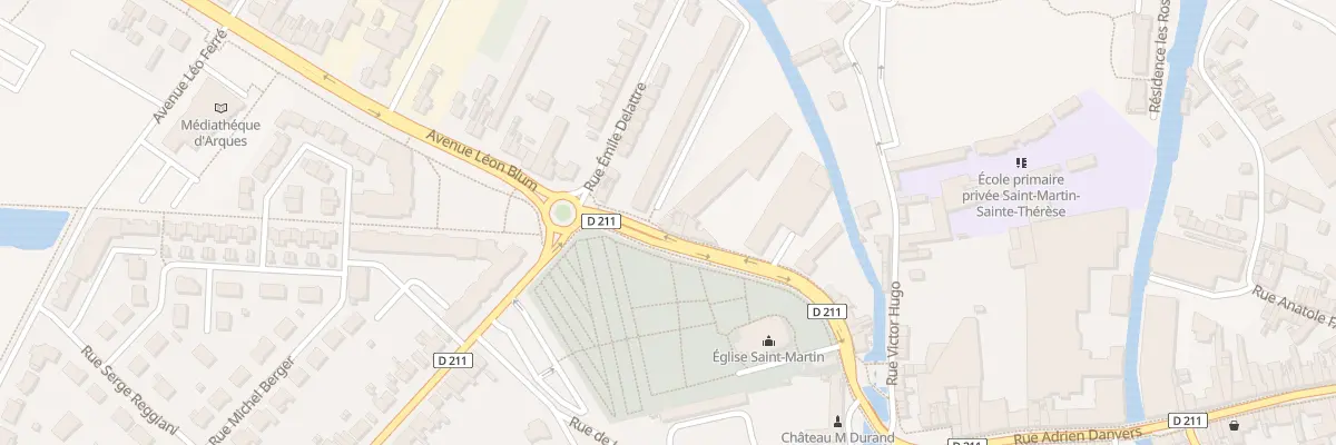 Plan du 70 Rue Adrien Danvers à Arques