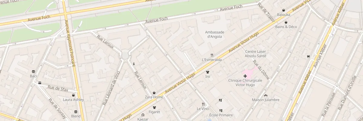 Plan du 32 Rue Paul Valéry à Paris 16e Arrondissement