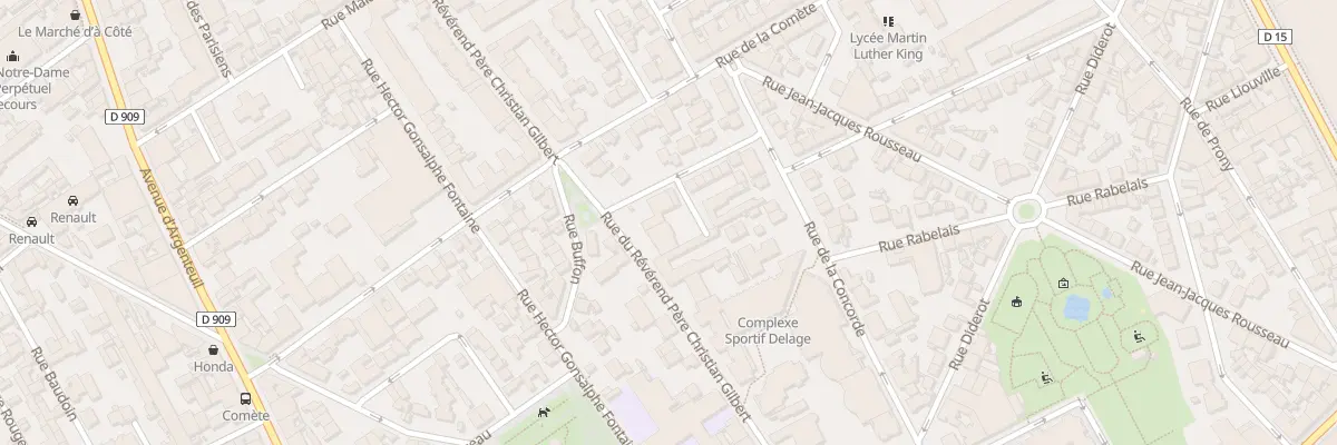 Plan du 24 Rue du R P Ch Gilbert à Asnières-sur-Seine
