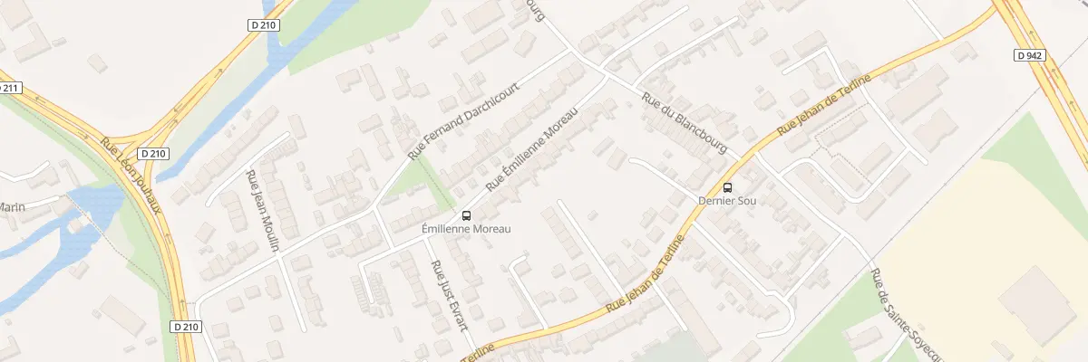 Plan du 17 Rue Emilienne Moreau à Blendecques