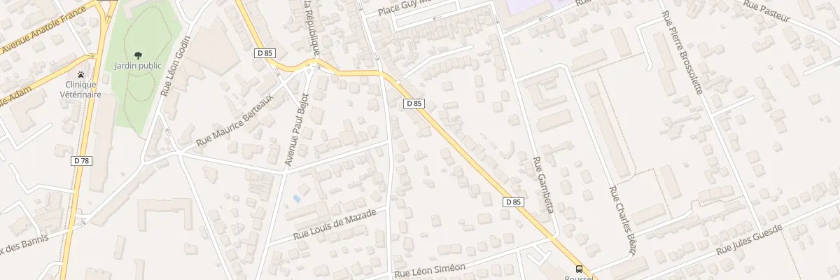 Plan du 36 Rue Alphonse et Louis Roussel à Beaumont-sur-Oise