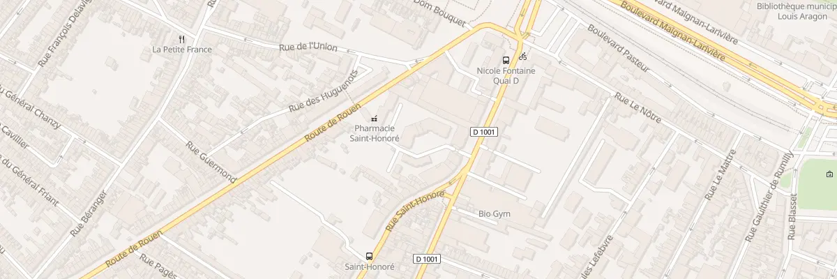 Plan du 34 Rue de Paris à Amiens