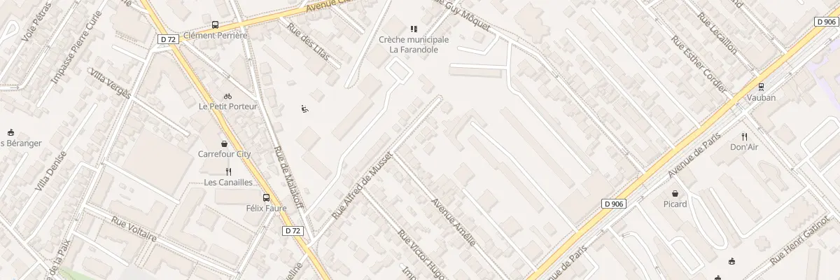 Plan du 18 Rue Alfred de Musset à Châtillon
