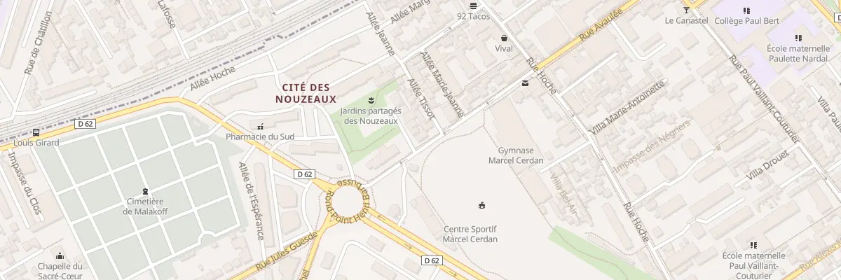 Plan du 58 Rue Avaulée à Malakoff