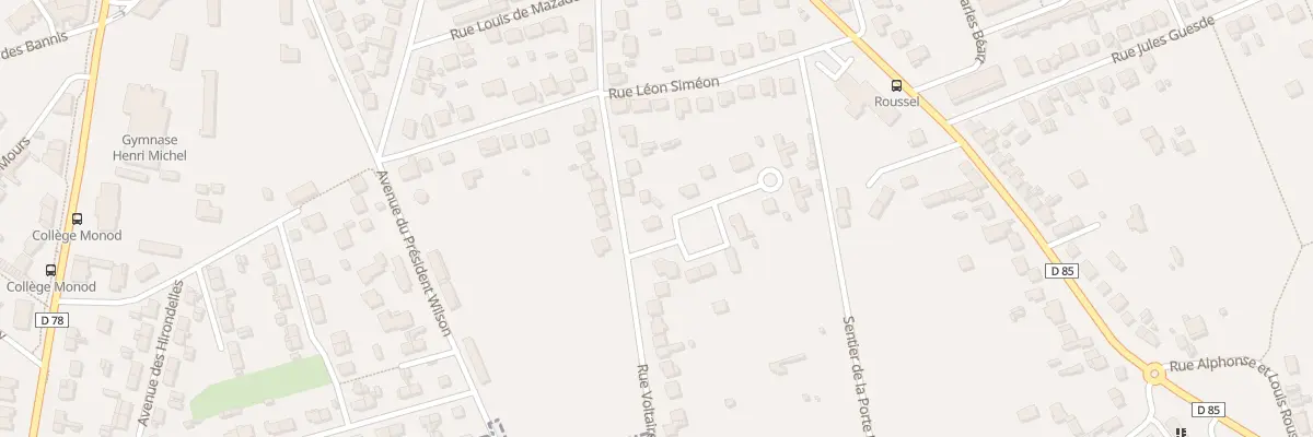 Plan du 37 Rue Voltaire à Beaumont-sur-Oise