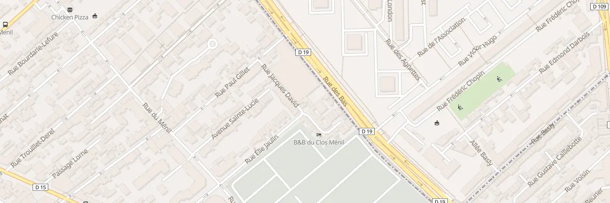 Plan du 7 Rue Jacques David à Asnières-sur-Seine