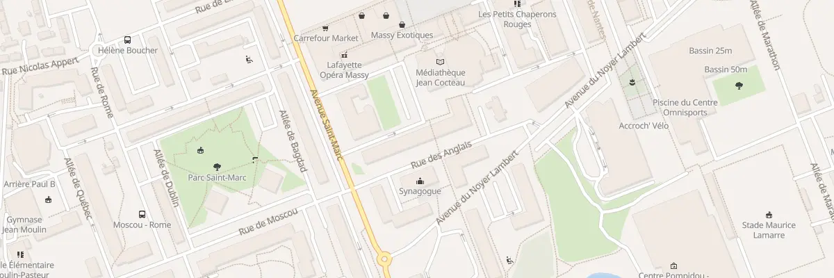 Plan du 6B Rue des Anglais à Massy