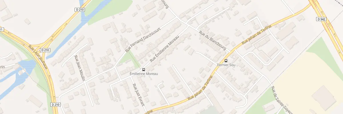 Plan du 15 Rue Emilienne Moreau à Blendecques