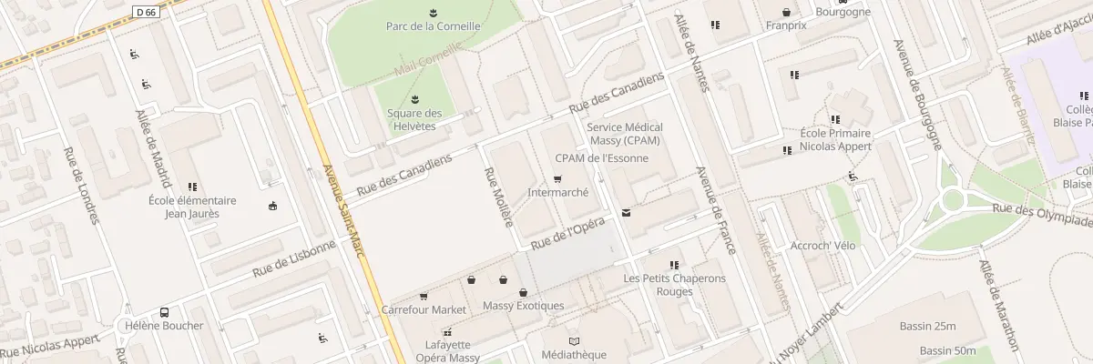 Plan du 7 Rue de l’Opéra à Massy