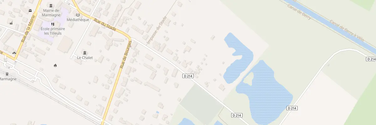 Plan du 53 Rue du Stade à Marmagne