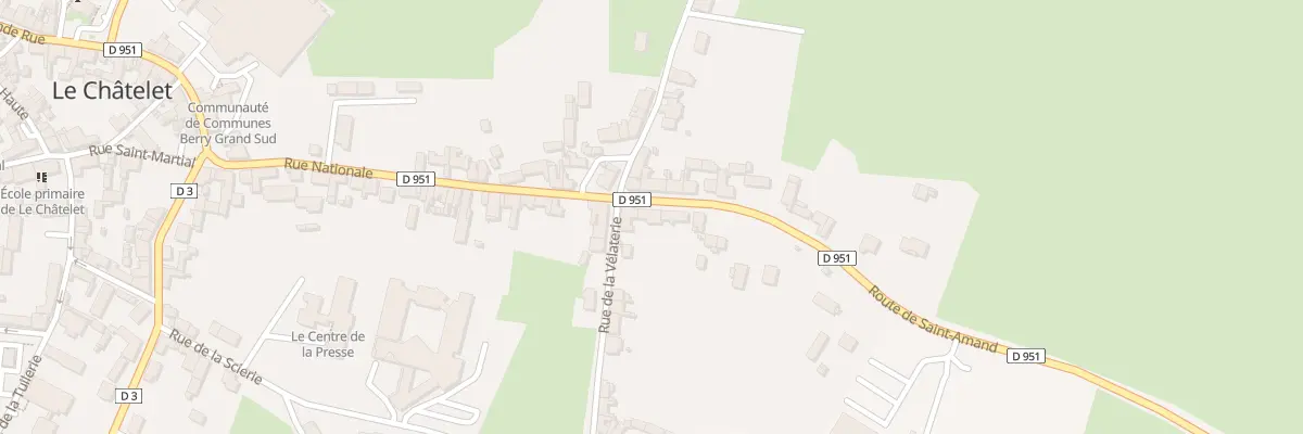 Plan du 4 Rte de Saint-amand au Châtelet