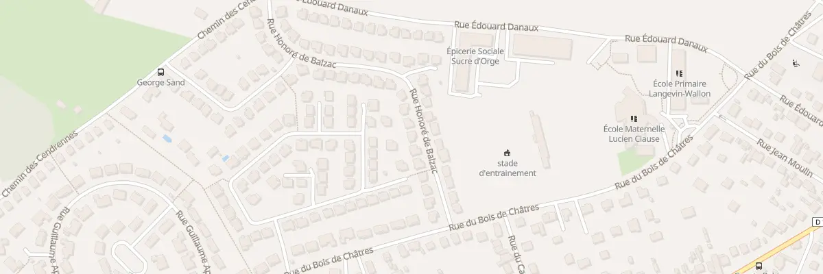 Plan du 13 Rue Honoré de Balzac à Brétigny-sur-Orge