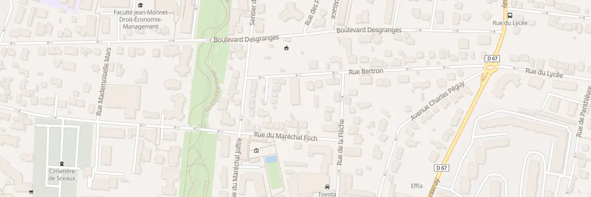 Plan du 23 Rue Bertron à Sceaux