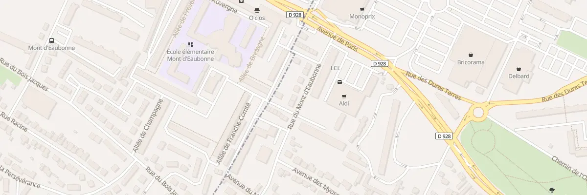 Plan du 14 Rue du Mont d’Eaubonne à Soisy-sous-Montmorency
