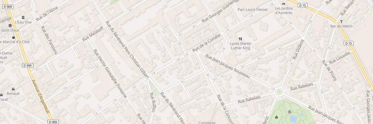 Plan du 46 Rue de la Comète à Asnières-sur-Seine
