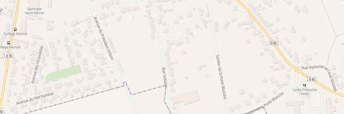 Plan du 45 Rue Voltaire à Beaumont-sur-Oise