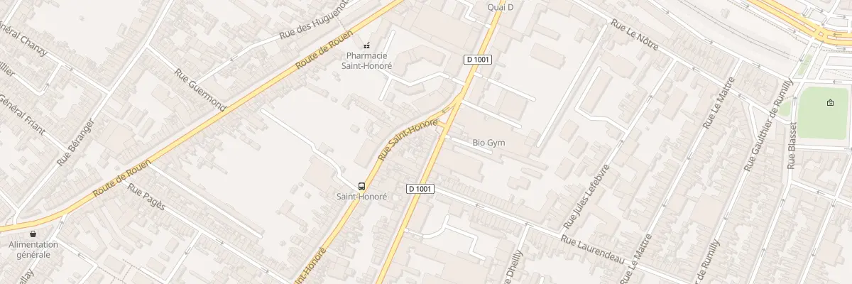 Plan du 68 Rue de Paris à Amiens