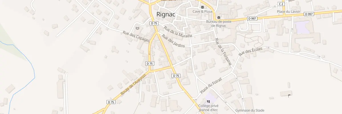 Plan du 91 Av du Segala à Rignac
