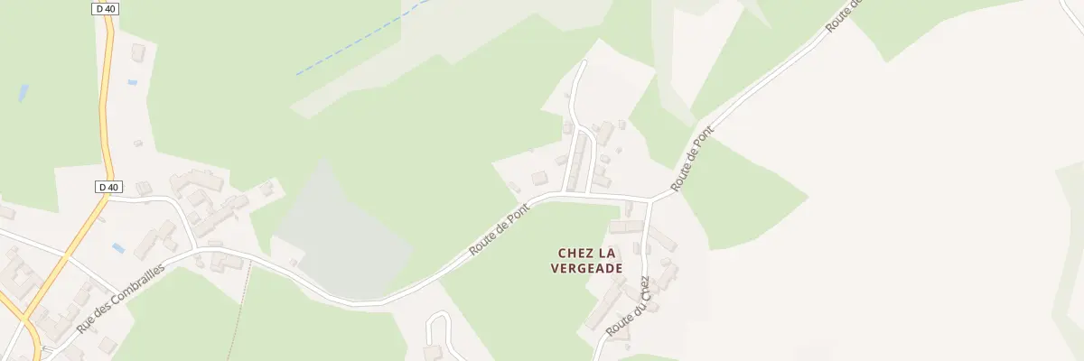 Plan du 28 Chez la Vergeade à Champagnat
