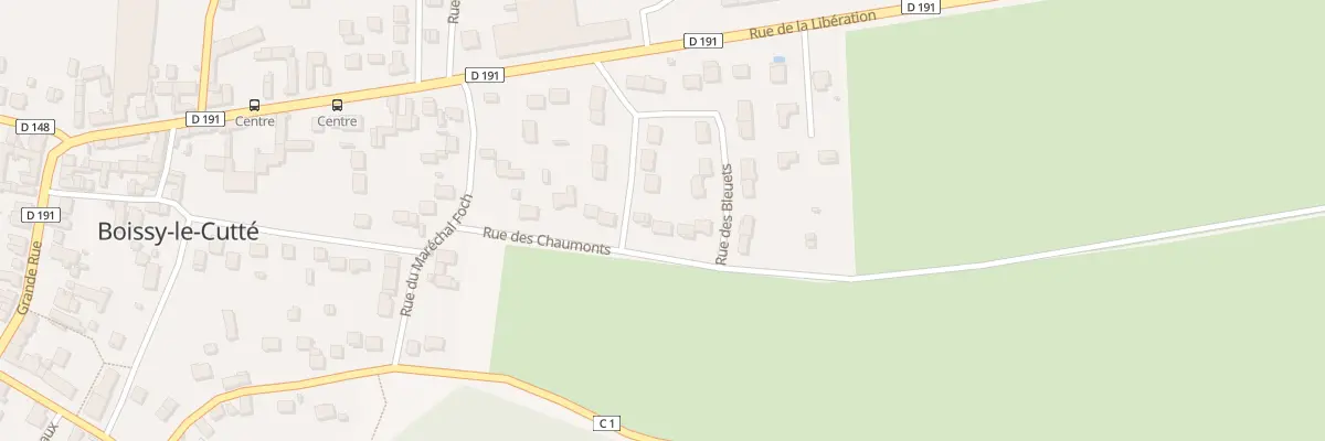 Plan du 11 Rue des Chaumonts à Boissy-le-Cutté