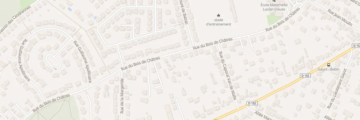 Plan du 105 Rue du Bois de Châtres à Brétigny-sur-Orge