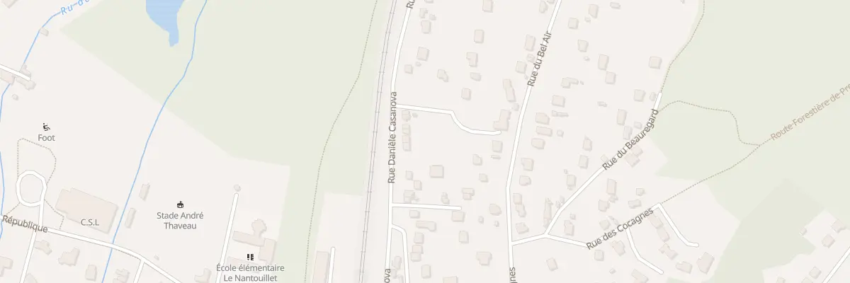 Plan du 46B Rue Danièle Casanova à Presles