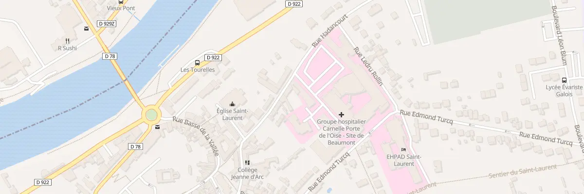 Plan du 14 Rue Hadancourt à Beaumont-sur-Oise